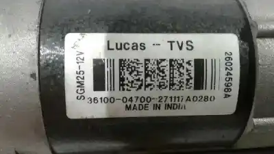 Pezzo di ricambio per auto di seconda mano motorino di avviamento per hyundai i10 go plus riferimenti oem iam 3610004700