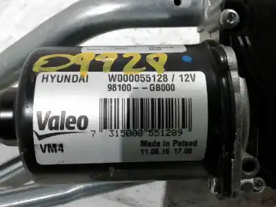 Pezzo di ricambio per auto di seconda mano Tiranti E Motorino Del Tergicristallo Anteriore per HYUNDAI I20 Essence Riferimenti OEM IAM 98100GB000  W000055128