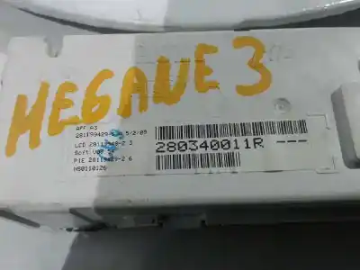 İkinci el araba yedek parçası çok Fonksiyonlu Ekran için RENAULT MEGANE III BERLINA 5 P Expression OEM IAM referansları 280340011R NS0110126 281199429