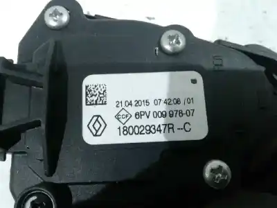 Peça sobressalente para automóvel em segunda mão pedal acelerador por otras marcas captur dynamique referências oem iam 180029347r