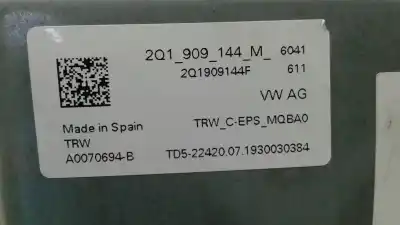 Recambio de automóvil de segunda mano de columna direccion para volkswagen t-cross sport referencias oem iam 2q1423510al a0070694b 2q1909144m