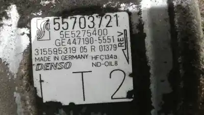 Second-hand car spare part air conditioning compressor for opel corsa d expression oem iam references 55703721 4471905551 5e5275400