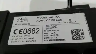 Pièce détachée automobile d'occasion Commutateur D'allumage pour CITROEN C4 PICASSO 1.6 16V Références OEM IAM 9800630080 S000048536 A01AAC