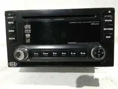 Second-hand car spare part audio system / radio cd for kia sportage lx 4x4 oem iam references lacm5531ek  3850rcm121j