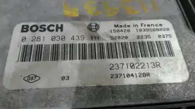 Recambio de automóvil de segunda mano de CENTRALITA MOTOR UCE para DACIA DOKKER  referencias OEM IAM 0281030439 237104128R 237102213R