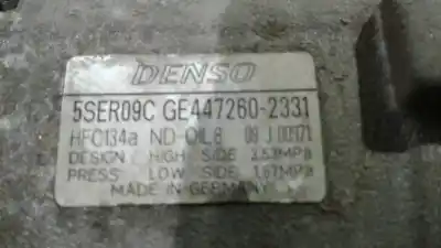 Second-hand car spare part air conditioning compressor for toyota auris luna+ oem iam references 4472602331