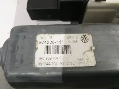 Peça sobressalente para automóvel em segunda mão motor elevador vidro traseiro direito por volkswagen passat berlina (3c2) 2.0 tdi referências oem iam 1k0959704f