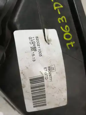 Автозапчастина б/у ліва фара для dacia logan 1.5 dci diesel cat посилання на oem iam 8200211005  89029771