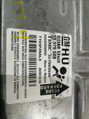 Pezzo di ricambio per auto di seconda mano centralina airbag per opel corsa d expression riferimenti oem iam 13379528