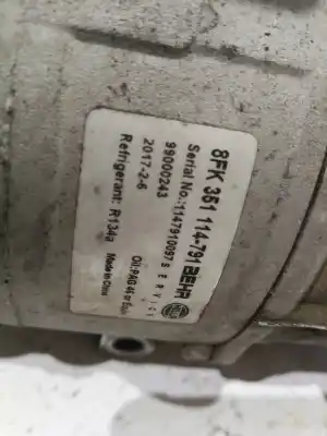 Peça sobressalente para automóvel em segunda mão compressor de ar condicionado a/a a/c por opel corsa d corsavan referências oem iam 8fk351114791 99000243 1147910097