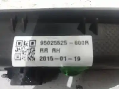 Peça sobressalente para automóvel em segunda mão botão / interruptor elevador vidro traseiro direito por opel mokka x color edition start/stop referências oem iam 95025525600r