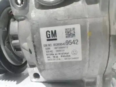 Peça sobressalente para automóvel em segunda mão compressor de ar condicionado a/a a/c por opel mokka x color edition start/stop referências oem iam 9542