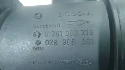 Peça sobressalente para automóvel em segunda mão medidor de massa de ar por audi a4 berlina (8e) 1.9 tdi referências oem iam 0281002216