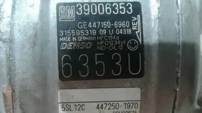 Second-hand car spare part air conditioning compressor for opel corsa e business oem iam references 39006353  31559319