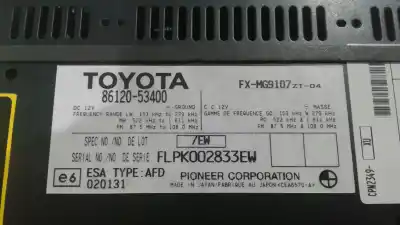 Pezzo di ricambio per auto di seconda mano impianto audio / radio cd per lexus is200 (ds2/is2) 220d riferimenti oem iam 8612053400  fxmg9107zt04