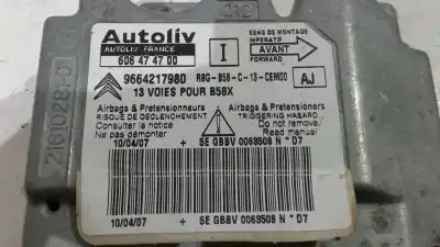 Автозапчасти б/у блок управления подушками безопасности за citroen c4 picasso lx plus ссылки oem iam 9664217980