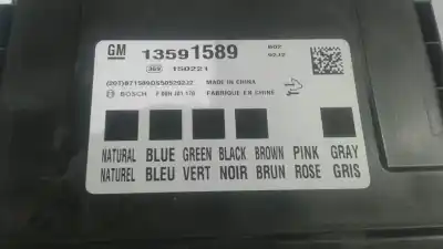 Second-hand car spare part electronic module for opel corsa e edition oem iam references 13591589