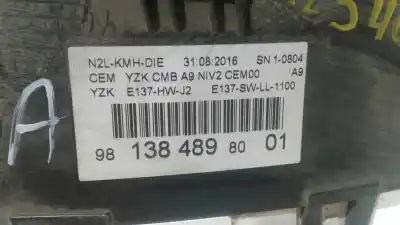 Peça sobressalente para automóvel em segunda mão quadrante por peugeot 208 style referências oem iam 9813848980
