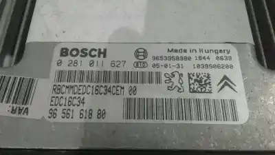 Second-hand car spare part Ecu Engine Control for PEUGEOT 307 BREAK / SW (S1) BREAK XS OEM IAM references 0281011627 EDC16C34 965661880