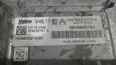 Peça sobressalente para automóvel em segunda mão centralina de motor uce por peugeot 208 style referências oem iam 9805895780