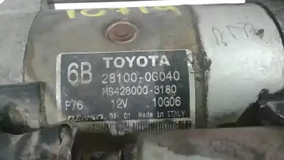 Second-hand car spare part starter motor for toyota auris advance oem iam references 281000g040