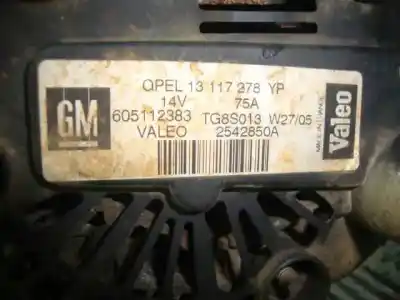 Second-hand car spare part alternator for opel combo cargo oem iam references 13117278yp  