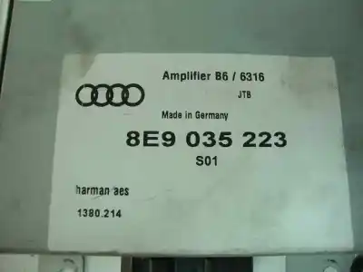 Second-hand car spare part electronic module for audi a4 avant (8e) 1.9 tdi (96kw) oem iam references 8e9035223  