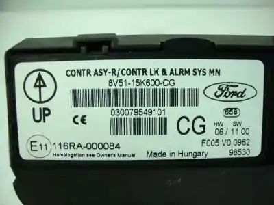 Second-hand car spare part fuse box unit for ford fiesta vi (cb1, ccn) 1.25 oem iam references 8v5115k600cg  