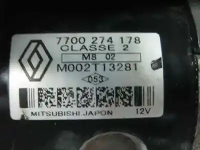 Автозапчасти б/у двигатель запускается за renault kangoo (f/kc0) 1.4 ссылки oem iam 7700274178  