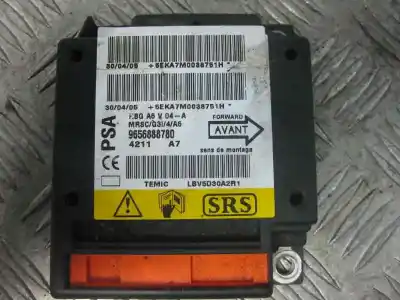 Second-hand car spare part airbag control unit for citroen c2 (jm_) 1.1 oem iam references 9656888780