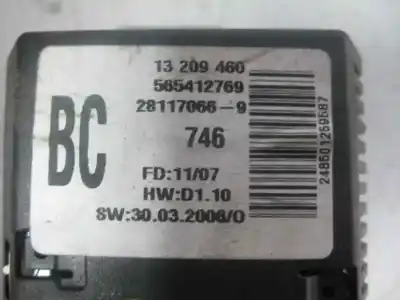 Second-hand car spare part multifunction display for opel corsa d cosmo oem iam references 13209460  