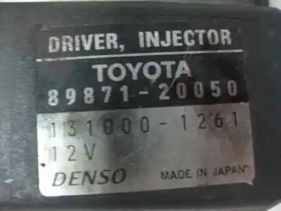 Peça sobressalente para automóvel em segunda mão módulo eletrônico por toyota corolla (e12) 2.0 d-cat referências oem iam 8987120050  