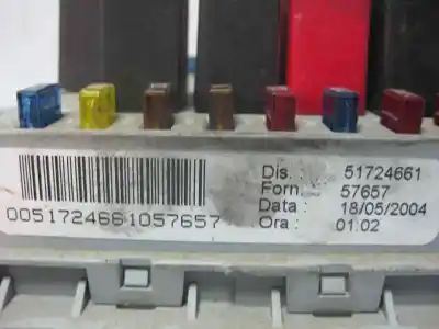 Second-hand car spare part fuse box unit for lancia ypsilon (101) 1.4 16v oro (10.2006->) oem iam references 51724661  
