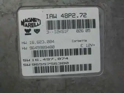 Автозапчастина б/у ебу контролер двигуна для citroen c3 (f desde 11/2001) 1.1 8v посилання на oem iam 9645989480  