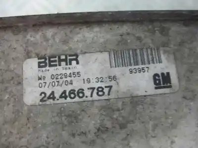 Second-hand car spare part intercooler for opel corsa 3 c 1.3 cdti 70ch manual oem iam references 24466787  