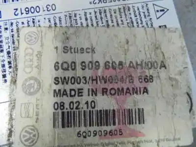 Автозапчастина б/у блок управління подушками безпеки для volkswagen caddy ka/kb (2k) 2.0 sdi посилання на oem iam 6q0909608ah  