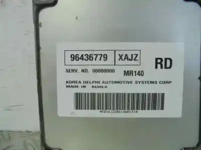 Second-hand car spare part ecu engine control for chevrolet aveo 1.4 cat oem iam references 96436779  