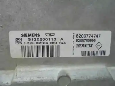 Автозапчастина б/у ебу контролер двигуна для renault twingo ii (cn0_) 1.2 (cn0d) посилання на oem iam 8200774747  