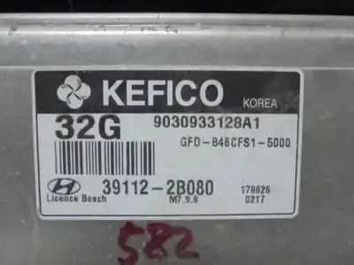 Second-hand car spare part ecu engine control for hyundai i30 (fd) 1.6 oem iam references 391122b080  