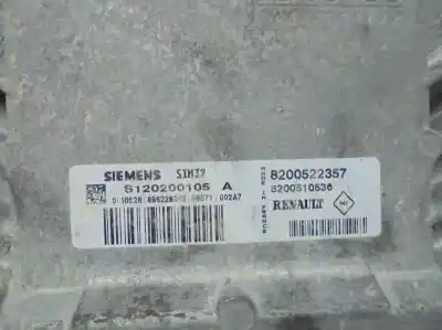 Peça sobressalente para automóvel em segunda mão centralina de motor uce por renault clio iii exception referências oem iam 8200522357  