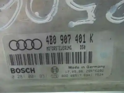 Second-hand car spare part ecu engine control for audi a6 avant (4b5) 2.5 tdi oem iam references 4b0907401k  
