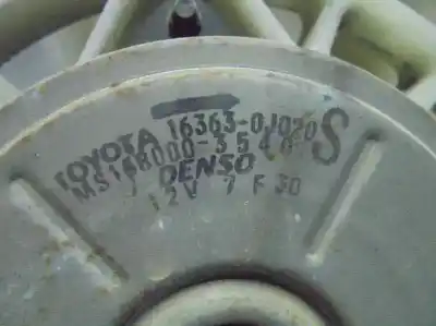 Автозапчасти б/у электрический вентилятор за toyota yaris (ncp1/nlp1/scp1) 1.0 cat ссылки oem iam 163630j020  