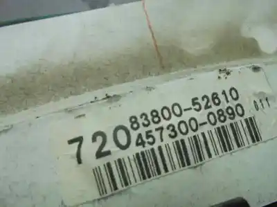 Pezzo di ricambio per auto di seconda mano pannello degli strumenti per toyota yaris (ncp1/nlp1/scp1) 1.0 cat riferimenti oem iam 8380052610  