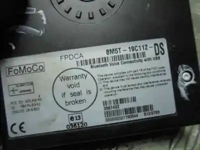 Second-hand car spare part electronic module for ford fiesta (cb1) trend oem iam references 8m5t19c112ds  