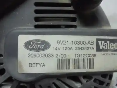 Second-hand car spare part alternator for ford fiesta vi (cb1, ccn) 1.4 tdci oem iam references 8v2110300ab  