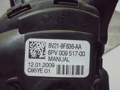 Second-hand car spare part accelerator pedal for ford fiesta vi (cb1, ccn) 1.4 tdci oem iam references 8v219f836aa  