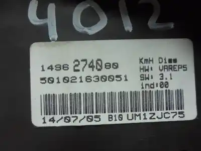 Peça sobressalente para automóvel em segunda mão quadrante por citroen c8 2.2 hdi 16v premier ii referências oem iam 1496274080  
