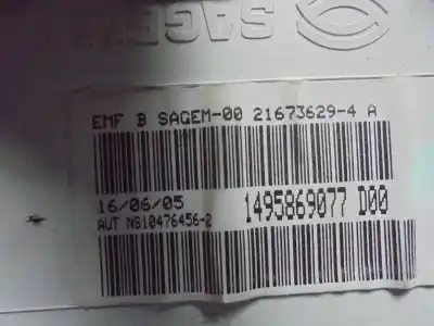 Second-hand car spare part multifunction display for citroen c8 2.2 hdi 16v premier ii oem iam references 1495869077  