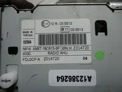 Peça sobressalente para automóvel em segunda mão sistema de áudio / rádio cd por ford c-max ii (dxa/cb7, dxa/ceu) 1.6 tdci referências oem iam am5t18c815bf  