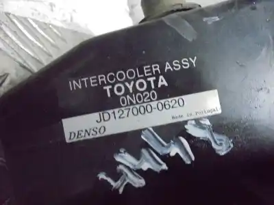 Second-hand car spare part intercooler for toyota yaris (ksp9/scp9/nlp9) 1.4 turbodiesel cat oem iam references jd1270000620  